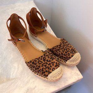 Barely Worn Leopard Espadrilles
